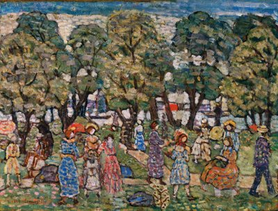 Under the Trees by Maurice Brazil Prendergast